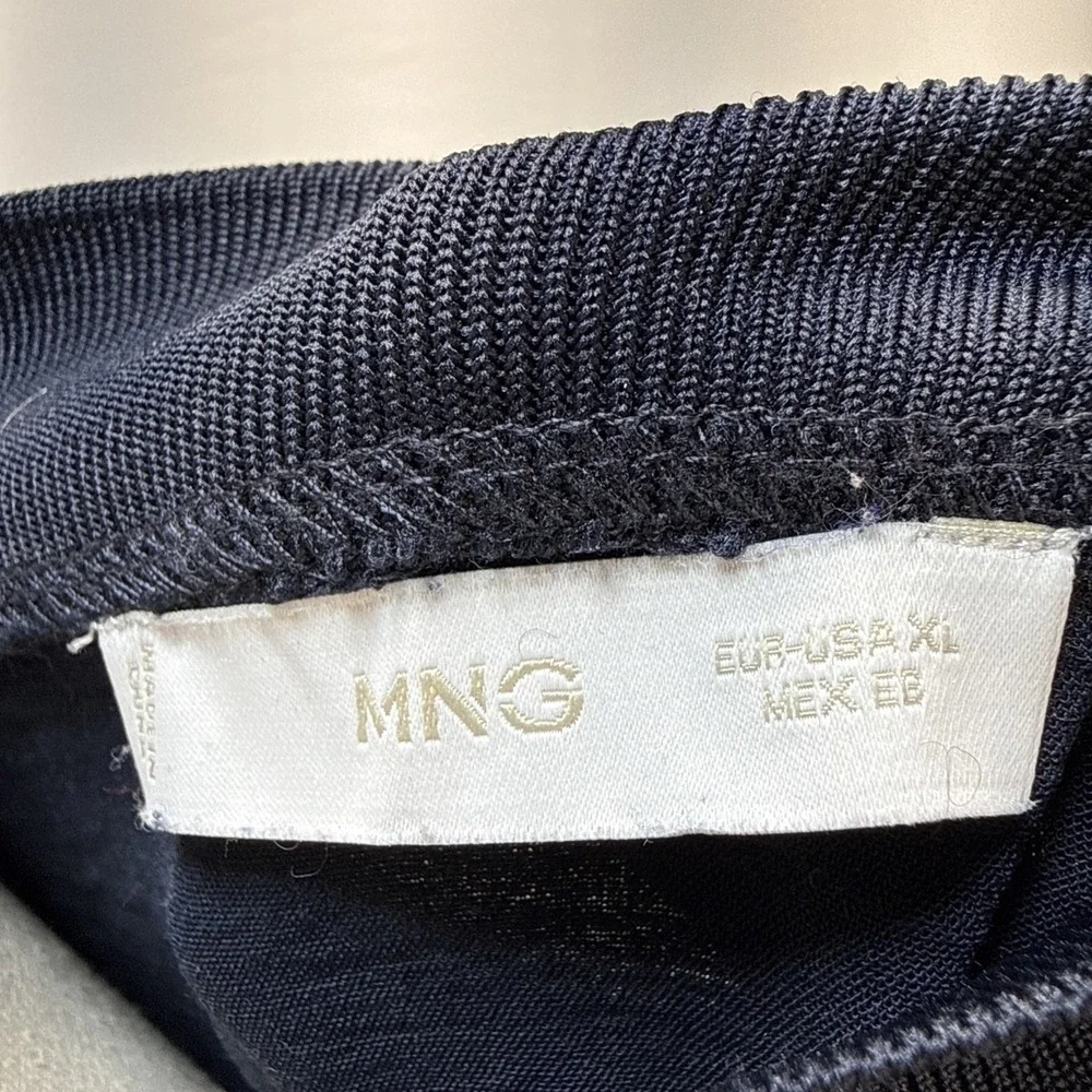 Mango navy crinkle